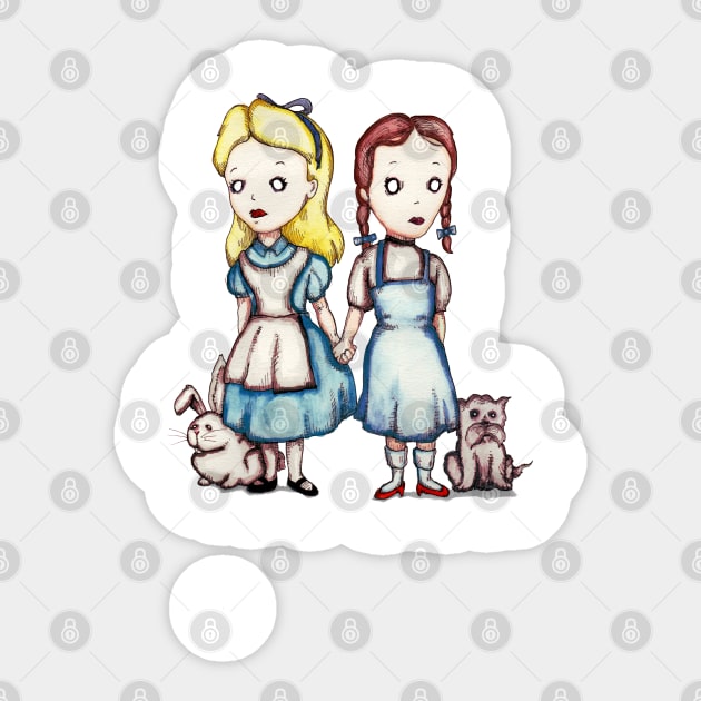 Alice & Dorothy Sticker by LVBart